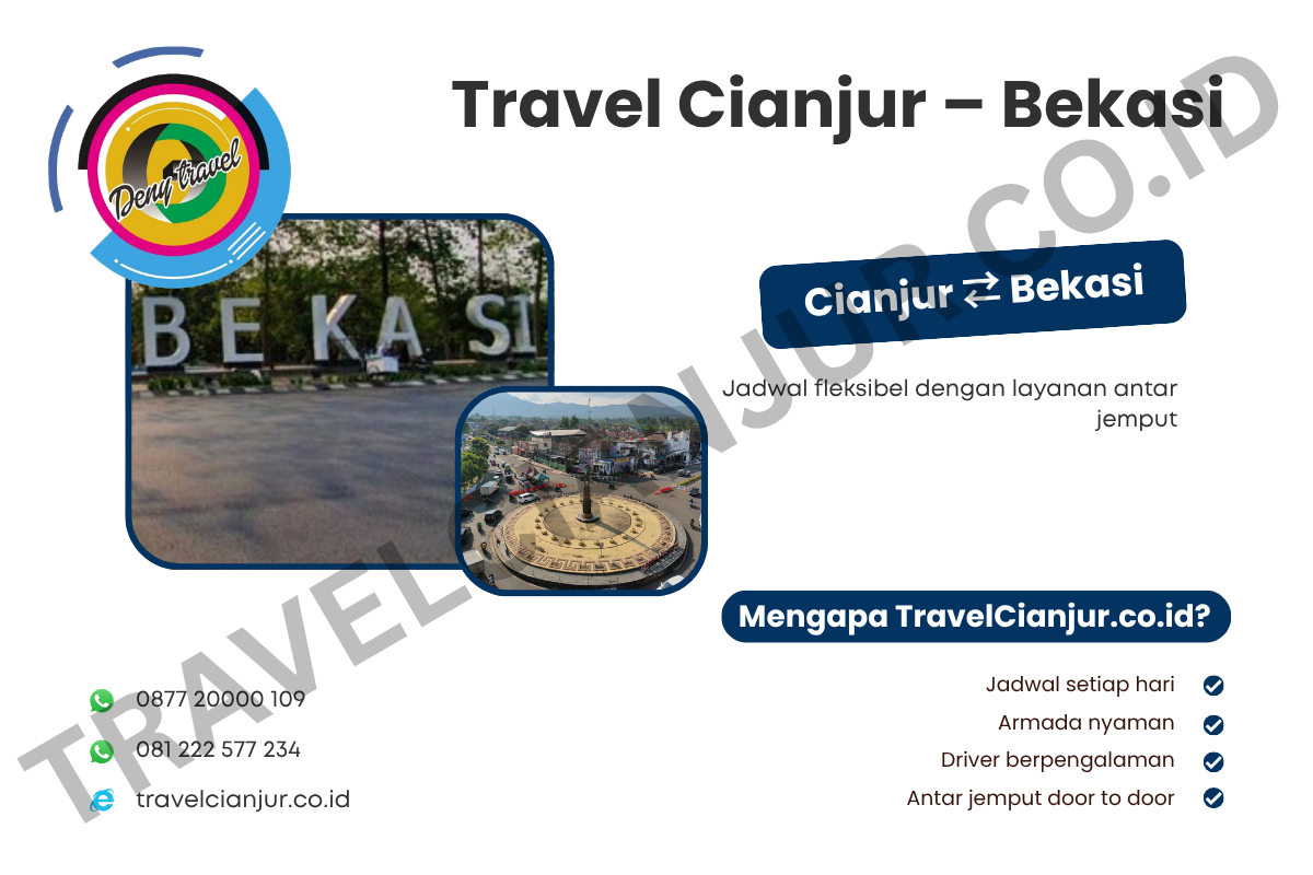 Travel Cianjur ⇄ Bekasi